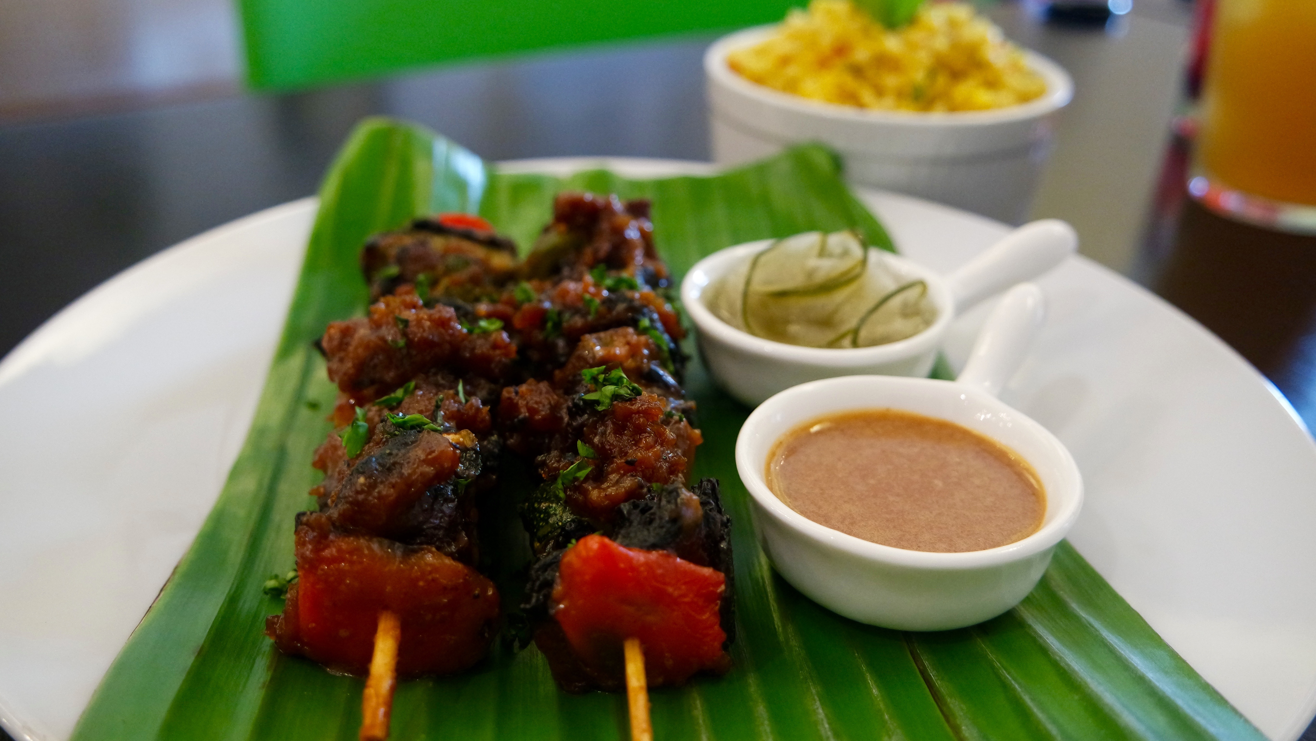 Sate BBQ with gluten 